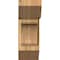 Ekena Millwork Legacy Slat Rough Sawn Bracket w/ Offset Brace, Western Red Cedar, 8"W x 18"D x 22"H BKT0806X18X22LEC06RWR - alternate 3